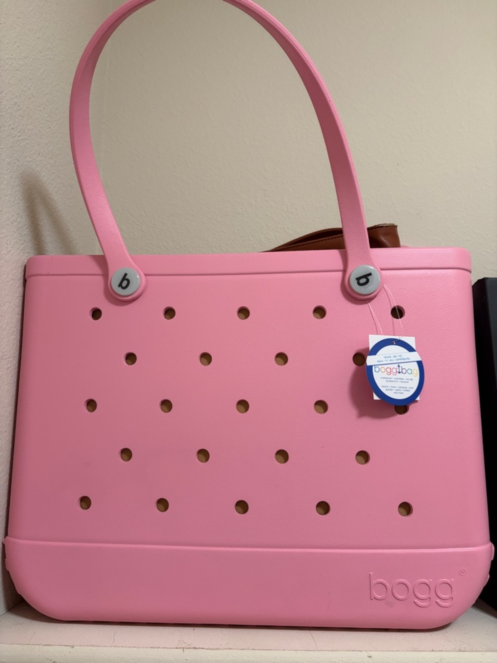 BOGG BAG Pink Perforated Tote